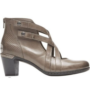 Rockport Cobb Hill Trixie Leather xStrap Booties Size 10